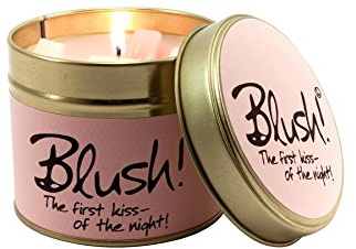 Lily-Flame Blush Tin Candle