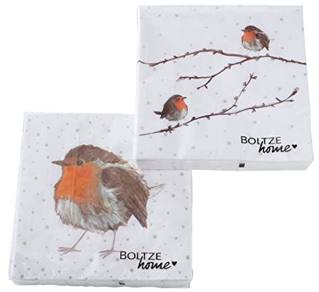 Servietten Robin Weihnachten Winter