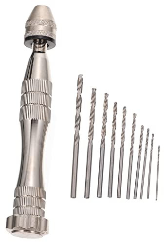 VICASKY 1satz Handbohrer Aluminiumlegierung Mit Präzisen Bohrern Für Und Holzarbeiten Handwerkzeug Für Kernbohrungen Und Kreative Projekte