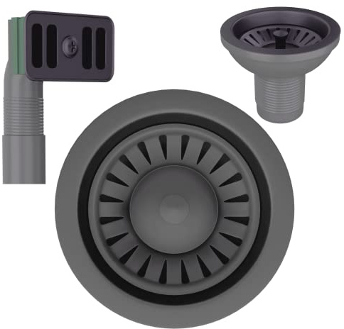Sink Strainer (with Overflow, Gunmetal)
