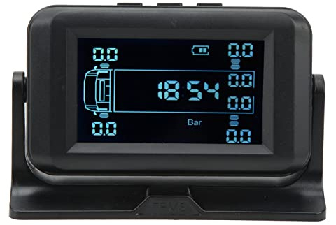 Reifendrucküberwachungssystem 6 Externe Sensoren für 6-Rad-LKW RV Hochdruckalarm IP67 USB-Solarstromversorgung