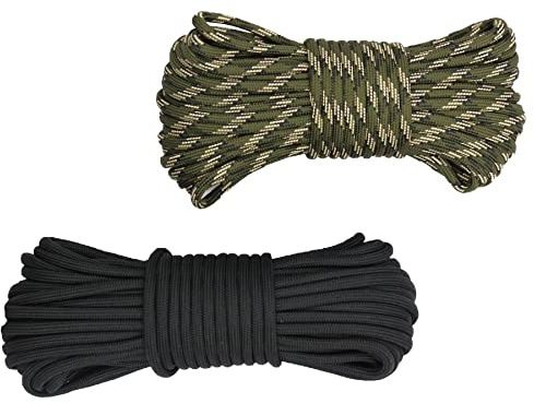 550 paracordrep, 30 meter 4 mm nylonsladd, 9 trådar överlevnadsrep, fallskärmsrep för utomhus camping trädgård