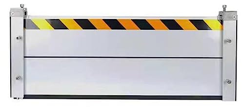 Hochwasserschutzbarriere Straße, Außengaragentore Hochwasserschutzbarriere, reflektierende Kellerfenster-Hochwasserschutzbarrieretür, reflektierendes Streifendesign, besonders geeignet 100X40CM
