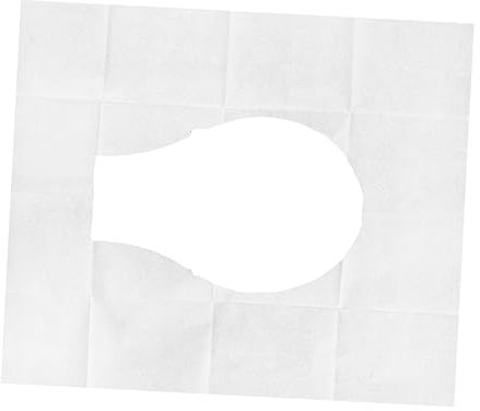 UKCOCO 60St Einweg-WC-Sitz toilettensitz toilettendeckel toilettensitz abdeckung Reisetöpfchen für tragbares Kindertöpfchen Töpfchen Bucht Töpfchen Sitzbezug Topfdeckel Polsterpapier Weiß