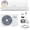 Kältebringer Split Klimaanlage - 9000 BTU (2,6 kW) - Klimagerät mit Heizfunktion, WiFi & App, bis 45qm, sehr leise - Set mit 5m Kupferleitung, Kältemittel R32, Montagematerial