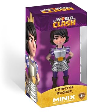ASMODEE Minix Clash Royale, Princess Archer, 12 cm, Samlar Figur