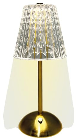 Arca lámpara LED con base dorada 30 cm