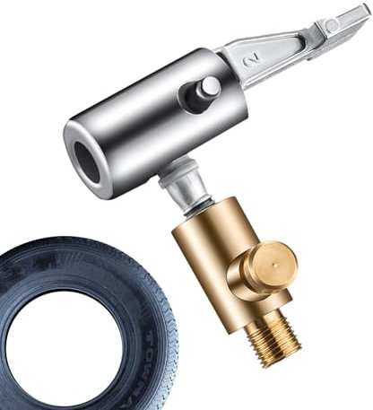 Auto-Luftfutter – Autoreifenventiladapter, Reifengewinde-Düsenadapter | tragbarer Luftpumpenanschluss, schnelles Ablassen der Luft, Luftpumpenanschluss, Zubehör, Gewindedüsen-Konvertierungsanschluss