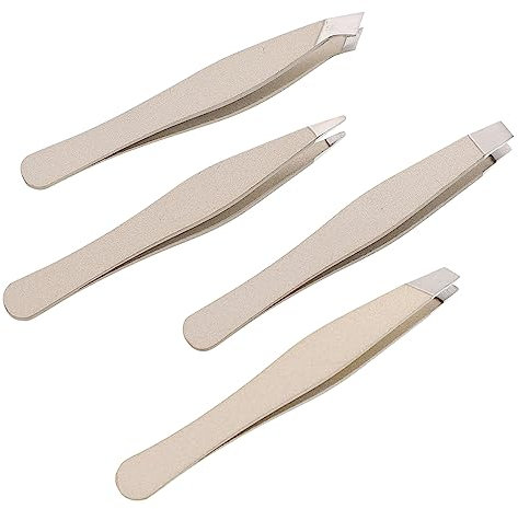 Gogogmee 4stücke Mini Edelstahl Augenbrauen Pinzette Augenbrauen Clips Schönheit Werkzeuge Salon Augenbrauenclip Praktisch Tragbar Für Hause Professioneller Gebrauch