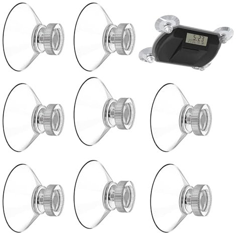 Amusingtao 8 unidades de ventosas reutilizables compatibles con disco de estacionamiento Needit Park Lite, resistentes al calor, fuerte fuerza de adhesión, almohadillas adhesivas de repuesto,