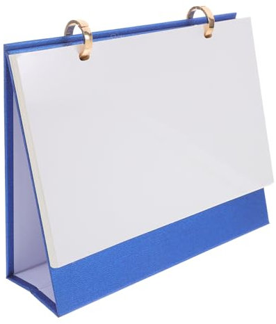 Sewroro Kreativer Blanko-tischkalender Mit Lernkarten Heftklammer Und Doppeldrahtbindung Für Sublimationsdruck Büros Und Zuhause Strapazierfähiger Karton
