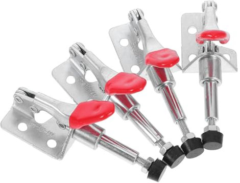DIYEAH 4pezzi Morsetto Di Ferro Pesante Punta Antiscivolo Per Saldatura Clip Ginocchiera Per Lavorazione Del Fissaggio Rapido Su Piano Di Lavoro Accessorio Robusto Per Officina