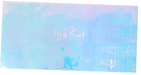 Uonlytech PVC Transparenter Regenbogen-folienstoff Für Nähkostüm-DIY-zubehör Dekorativer Stoff Für Handtaschen Schuhe Und Lederwaren
