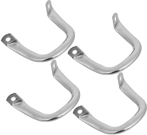 FELTECHELECTR 4 Asas De Acero Inoxidable para Ollas: Repuesto Universal De Asas Laterales Antiescaldaduras, Diseño De Doble Oreja Hueca para Utensilios De Cocina.