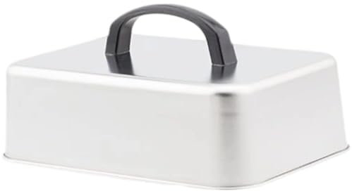 Coperchio Rettangolare Per Imbastitura, Coperchio Per Cottura a Vapore a Cupola Per Fusione Di Formaggio in Acciaio Inossidabile, Accessori Per Griglia Per Grigliate Resistenti Per Barbecue Teppanyaki