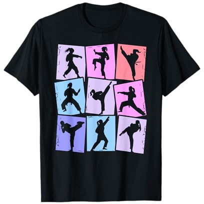 Taekwondo Karate Kampfsport Damen Kinder Mädchen T-Shirt