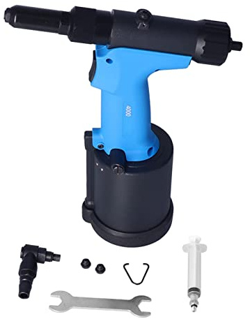 Gearwell Rivet Gun, Air Riveter, Herramienta de remachado neumático, herramienta de pistola de remaches de aire de 3.2-4.8 mm para fabricación
