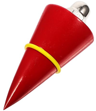 WHAMVOX Plomada Vertical de Albañil con Cuerda Herramienta Precisa para Construcción y Decoración Medición Estable y Portátil Color Aleatorio