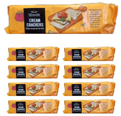 Tropical Gold Rivercote Cream Crackers 300g – Light, Crispy & Delicious Snack Biscuits – Perfect for Tea Time, Cheese Boards & Everyday Snacking (8)