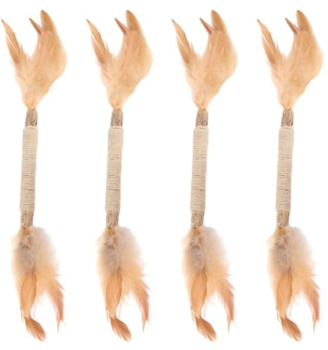 YAZWUR 4 pièces Bâtonnets à mâcher naturels pour chats, Bâtonnets de Silvervine, Jouet Chaton et Herbe à Chat, Matatabi pour Chat, pour l'hygiène dentaire et contre la mauvaise haleine