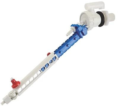 Plastic Part 3 BETA Plus Side-Inlet Float Valve 1/2, Side-Entry, 1/2 Float Connection, Highly Adjustable, 1 in Pack
