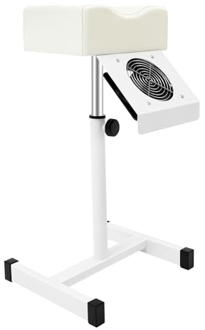 jiongcln Pediküre Hocker Mobile Pediküre mit Absaugung, Höhenverstellbar Pediküre Stuhl Fußstütze Beinstütze Fußpflege für Heim Salon Spa Massage, 31 x 28 x 45 cm