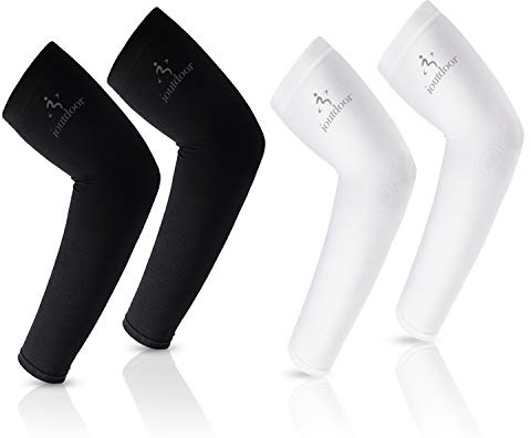 ioutdoor Arm Sleeves Kühlung UPF50+, Armstulpen Kompression UV-Schutz | Kompression Sonnenschutz Arm Ärmel, Elastische, Atmungsaktiv, Anti-Rutsch, Kein Verblassen, Pillingresistent, Ärmlinge Unisex