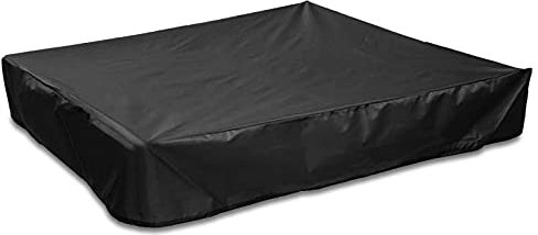 Copertura per sabbiera giocattolo, impermeabile, antipolvere, 150 x 150 cm, telo di copertura per sabbiera con cordoncino, telo per sabbiera per terrazze, piscina, giardino