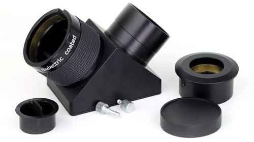 Skyoptikst Espejo dieléctrico diagonal Zenith de 2 pulgadas para telescopio astronómico refractor 99% accesorios de reflexión 90 grados