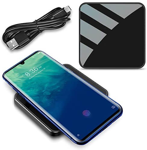 Qi Induktives Ladegerät kompatibel für Nokia XR20 Ladestation 15W 10W 7,5W 5W Kabelloser Universal Charger, Modell:M08_15W_Schwarz