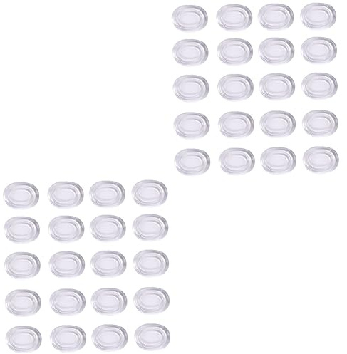 VICASKY 40stücke Silikon Drum Dämpfer Pads Transparente Mute Gel Polster Für Snare Drums Schlagzeug-sets Cymbals Effektive Lautstärkereduktion Für Ungestörtes Spielen