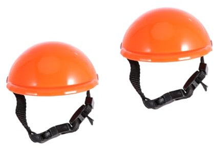 Supvox 2stücke Haustier Helm Sicherheitsmütze Für Hunde Schutz Vor Sonne Und Regen Zufällige Farbe Weiche Polsterung Hundeaccessoire Für Mehr Beim Ausführen