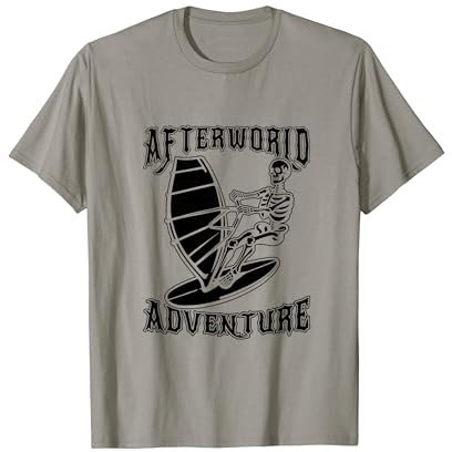 Windsurfen Skelett - Surfbrett Windsurf Windsurfer T-Shirt