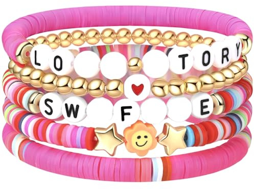 RUIQUAN Inspired Bracelets Friendship Bracelets Gifts For Girls Boys Women Music Lover Fans(Loverstory)