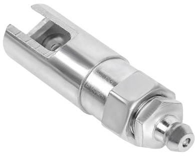 Suvnie Schlitz-Fettpressenkupplung, 90 Grad rechtwinkliger Fettkupplung, 6000 PSI Schlitz-Fettpressen-Kupplungsadapter mit 1/8 Zoll NPT-Gewinde für die meisten Autos, Autozubehör