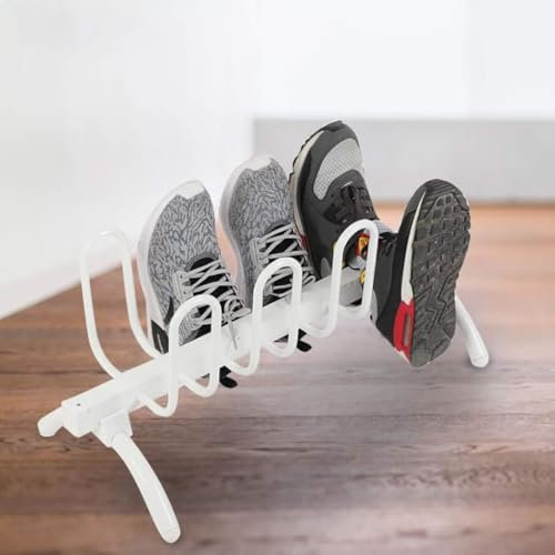LXWKAI Sèche-Chaussures Chauffant pour Chaussures, sèche-Chaussures électrique, déshumidifie, désinfecte, déodorant pour 4 Paires de Chaussures/Gants, 70 x 30 x 31,5 cm, Blanc