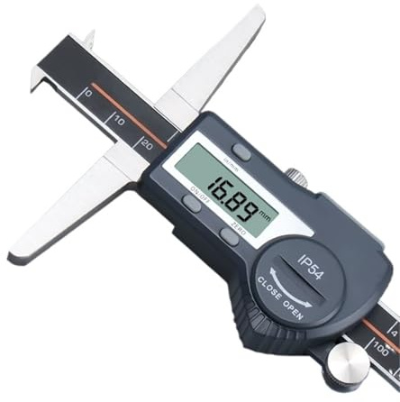 Calibre de profundidad Calibrador de profundidad de doble gancho de acero inoxidable de 0,01 mm (0-150-200-300 mm)(0-300mm)