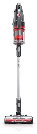 Hoover ONEPWR WindTunnel Emerge Cordless Stick Vacuum Cleaner, Lightweight Stick Vac, Powerful and Quiet Cleaning, Self Standing (Renewed)
