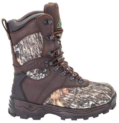 ROCKY Sport Utility 1000G Insulated Waterproof Boot, Mossy Oak Break Up, Size 13(WI)
