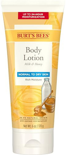 Burt's Bees Milk and Honey Body Lotion, 6 oz