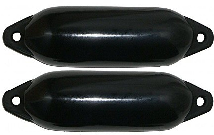 Majoni 2er-Set Schutzkörper für Boote Star 45 - Farbe schwarz, Länge 70cm