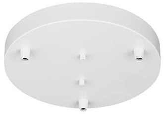 Generation Lighting 7449403-15 Hanging Globe Three Light Cluster Canopy, White Finish, 3-Light, cETL Listed, Safety Rated for Wet Locations - Light Fixture, Aluminum Construction