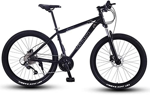 Vélo, VTT, 27,5 Pouces Grandes Roues Hardtail VTT, Overdrive Cadre en Aluminium Mountain Trail Bike, Hommes Femmes Vélo,Argent,33 Vitesse