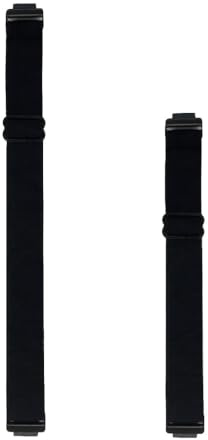 Adjustable Elastic Wrist and Ankle Strap Compatible with Fitbit Inspire 3/Inspire 2/Inspire/Inspire HR Activity Tracker, Stretchy Wristband for Women Men (Black)