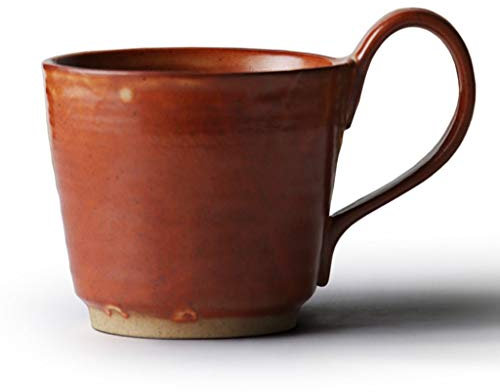 ESOUY Tazza in Ceramica Tazza da caffè in gres Fatta a Mano con Manico Grande Personalizzato Tazza da caffè e tè Tazza da Latte per Colazione con Smalto colorato, Tazza da tè da 10,8 Once (Color :