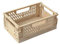 Petite caisse pliante - Boîte de rangement pliable 30 x 20 x 12 cm - En plastique solide - Pour cuisine, bureau, chambre à coucher