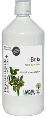 Agro Sens - Engrais liquide buis. Concentré à diluer. - 1 litre (500 litres de préparation)