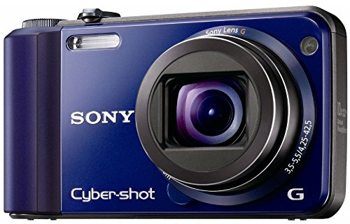 Sony Cyber-Shot DSC-H70 16.1 MP Digital Still Camera with 10x Wide-Angle Optical Zoom G Lens and 3.0-inch LCD Blue (Renewed)