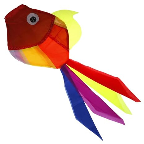 Colcolo Manche à air en Forme de Poisson, en Forme de Poisson, en Polyester, décoration d'extérieur à Suspendre, Accessoires pour