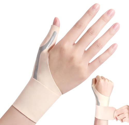 JTF Thumb Support for Arthritis, 1 pairs Lightweight & Breathable Thumb Splint for Left Right Hand, Adjustable Stabilizing Thumb Brace Spica Splint for Daily Use, Sports, Tendonitis, Trigger Thumb